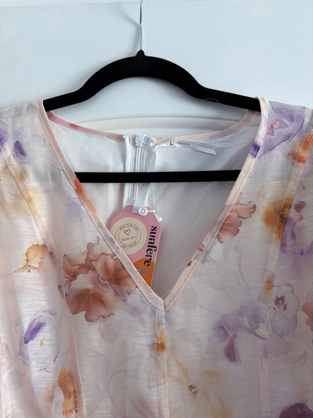 Summer Invite Apricot Floral Print Puff Sleeve Maxi Dress - Picture 3 of 8